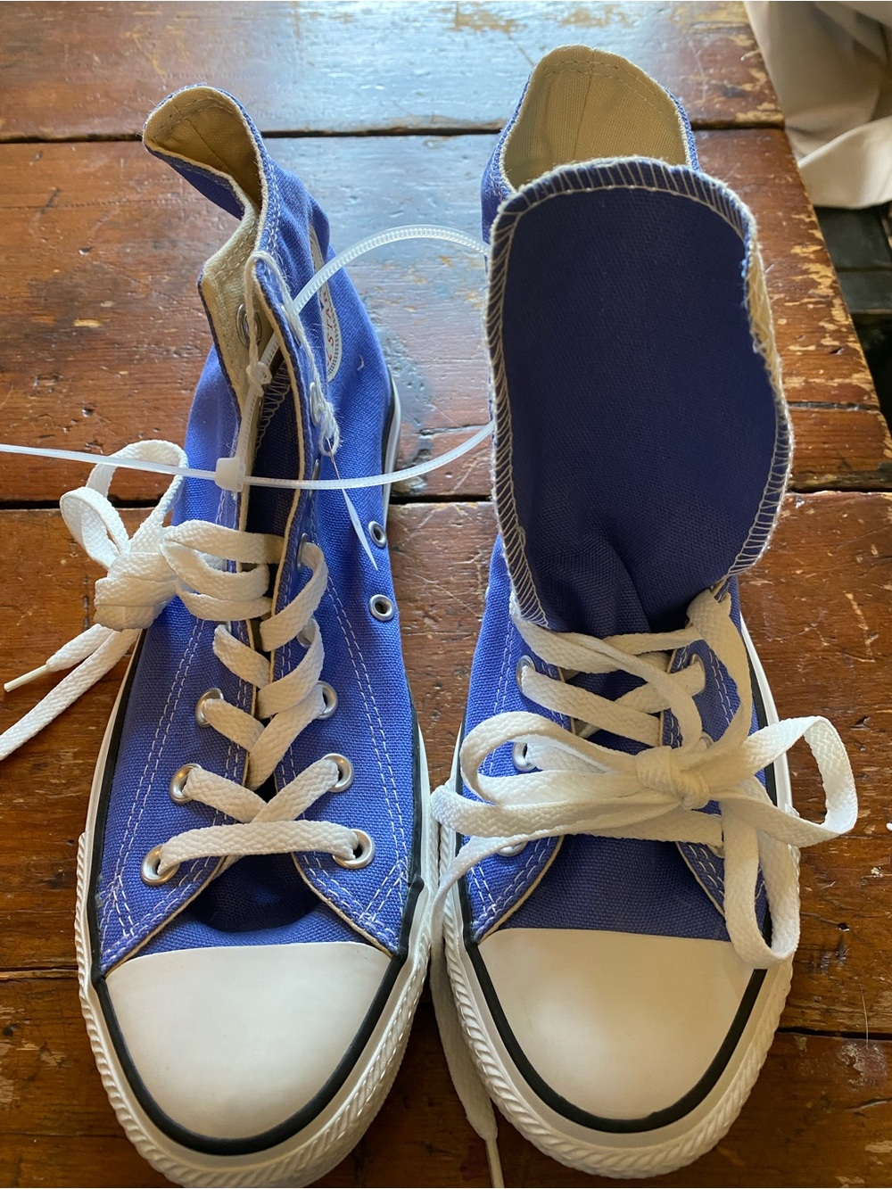 Converse  Classic High-Top Canvas Sneakers in Periwinkle Blue